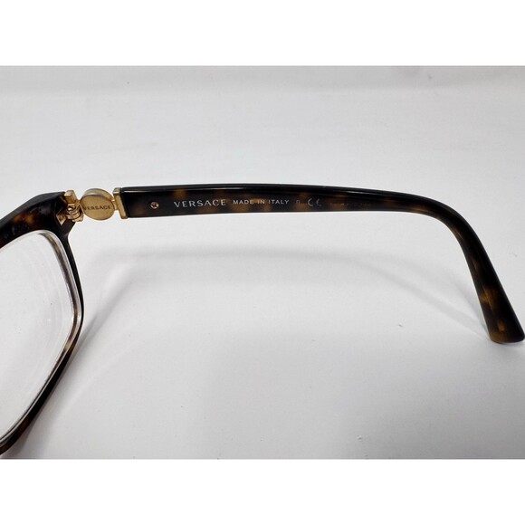 Versace 3272 108 Eyeglass Frames Only 52-16-140 Tortoise Made In Italy Authentic main image 7